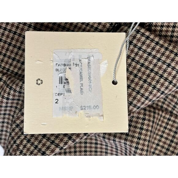 Favorite Daughter The Suits You Plaid High Waist Slit Hem Leggings NWT Size 2 - Picture 8 of 9